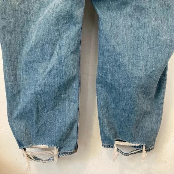 Abercrombie & Fitch Ankle Straight Ultra High Rise Curve Love Jeans Size 35/20R - Picture 5 of 11